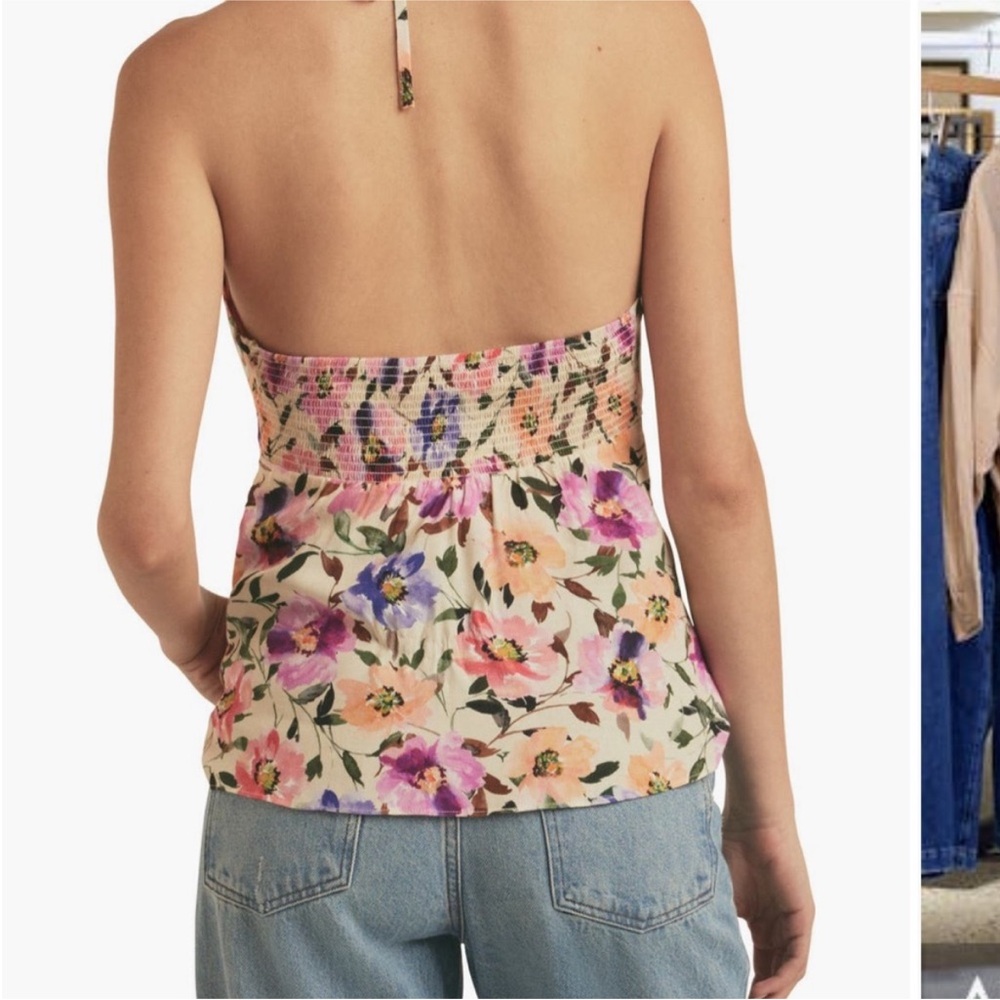 Favorite Daughter Slow Dancing Floral Halter Top